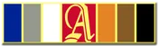 Blackinton A13185 Seven Section Commendation Bar with Decorative "A" (1-3/4" x 3/8")