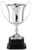 10 1/4″ FULL METAL CUP ON EBONY FINISH WOOD BASE (4 SIZES)