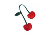 Cherry Leather Bag Charm
