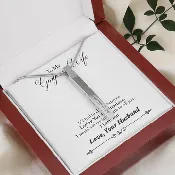 2sided vertical pendent (To Wife From Husband)