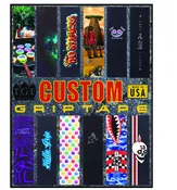 Custom Scooter Grip Tape - HEAVY GRIT - 7" x 24" (Black)