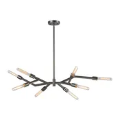FREEFORM CHANDELIER IN DARK GRAPHITE