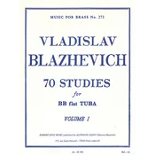 70 Studies for Tuba Vol 1 (Blazhevich)