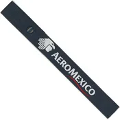 AeroMexico   - White/Red on a Black Crew Tag