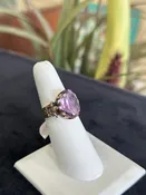 Amethyst  Statement  Ring