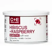 Clean + Easy Hibiscus + Raspberry Sensitive Soft Wax - 14 oz