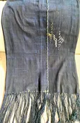 Navy Indigo Shawl