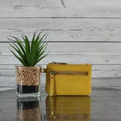 Coin Purse w/Gold Hardware