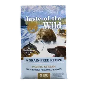 28lb Taste of The Wild Pacific Stream Grain-Free Dry Dog Food With Smoke-Flavored Salmon