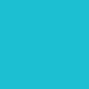 Aqua Single Color Premium Origami Paper