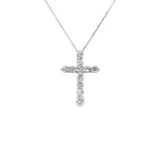 0.51 Carat Diamond Cross Pendant