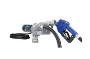 3/4" 12V Pump Kit, 15 GPM w/ 12' hose, auto gas nozzle, 1" suction pipe