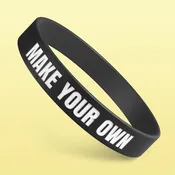 Custom Rubber Bracelets - Personalize Your Own - 100% Silicone