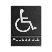 Accessible (w/handicap symbol)