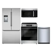 Bosch 4 Piece Stainless Steel Kitchen Package 182658