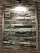 Reclaimed Wall Board Brown Pre-Finished