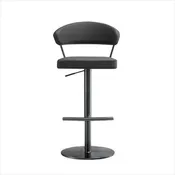 Abrazo Barstool - Grey w/ Gun Metal