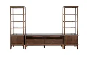 3660Cb - Modern TV Stand With Storage Drawers - Coffee Bean