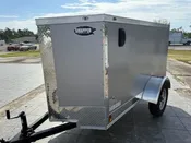 Douglas Trailers  4x8SA – Silver .080 Poly, SD, NS, 6 ATP Wrap
