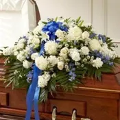 Blue and White