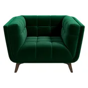 Addison Lounge Chair (Dark Green Velvet)