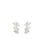 ADINA REYTER GRADUATED PEAR DIAMOND J HOOPS