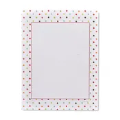 Bright Polka Dot Stationery Paper - 40 Count