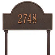 Arch Marker - Standard Lawn Plaque