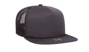 5 Panel Mid Profile Mesh Back Trucker Snapback Hat