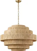 Aiwen Paper Wrapped 7 Tier Chandelier