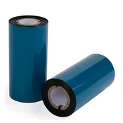 4.1" x 502' Wax Thermal Transfer Ribbon - 24 Rolls/Case - 1" Core - Coated Side Out - Zebra Intermec