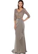 Alyce Paris Beaded Lace Gown
