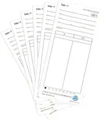 1,000 AT-2700 Time Cards Part#C-AT27TC50