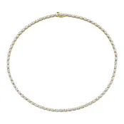 14.65 Carat Oval Cut Diamond Necklace