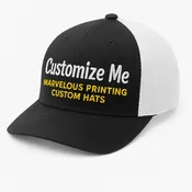 Custom Embroidery Flexfit Air Mesh Back Cap – Stitch Caps with Logo or Text