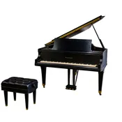 Baldwin Artist Series Grand Piano – Model L (6’3”) Matte Ebony