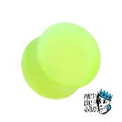 Acrylic Glow in the Dark Double Flare Plugs  (8 gauge - 1 inch)