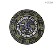 BOP Badge Patch – Small Subdued OD Green