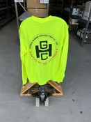 Tee, Long Sleeve, non-ANSI, Cotton, Safety is 'no' accident