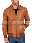 Bendera Cognac Cuir Soft Leather Jacket