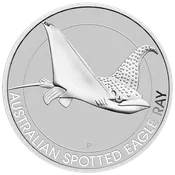 The Perth Mint – 2021 Australian Spotted Eagle Ray 1.5oz Silver Coin
