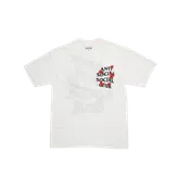 Anti Social Social Club - Assc - Embroidered Rose Kkotch Tee - White