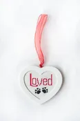 "Loved" Commemorative Needlepoint Ornament Kit — HeartForward Project
