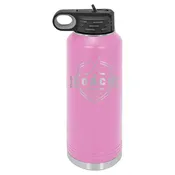 32oz Hockey Coach Laser Engraved Water Bottle