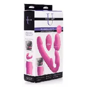 10x Evoke Ergo Fit Inflatable Vibrating Silicone Strapless Strap On