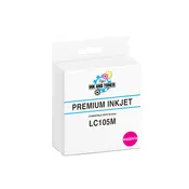 Compatible Brother LC105M Magenta Ink Cartridge (1,200 pages)