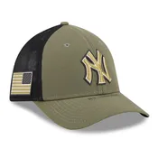 Men's New York Yankees  New Era Olive 2026 Armed Forces Day 39THIRTY M-Crown Flex Hat