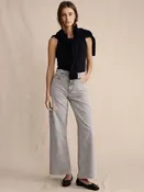 The Icon Classic Wide-Leg Crop Jean