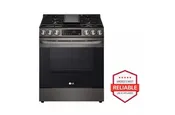 5.8 cu ft. Smart Wi-Fi Enabled Fan Convection Gas Slide-in Range with Air Fry &amp;