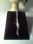 Tiffany Linked Hearts Sterling Silver 2000 Bracelet